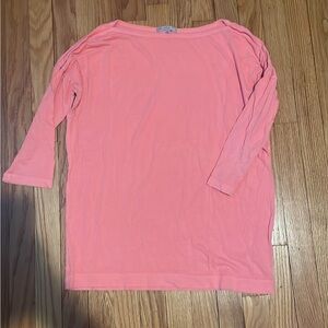 Gap Body Coral 3/4 Sleeve